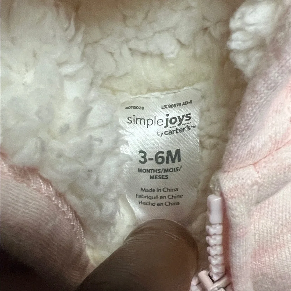 Cozy Pink Quilted Kids Hoodie - Picture 2 of 7